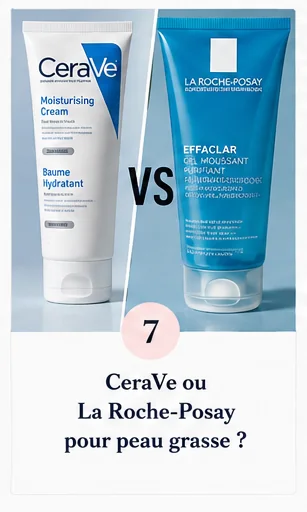 CeraVe ou La Roche-Posay pour peau grasse ?
