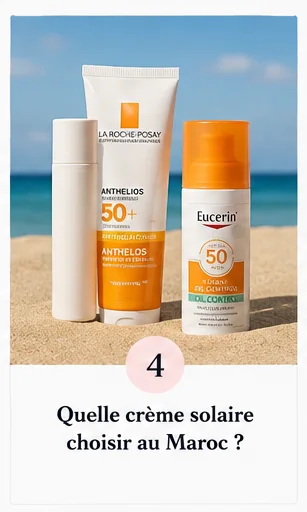 Produits solaires chez Skin by Yas à Agadir