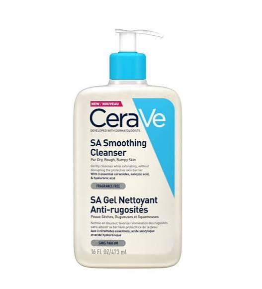 SA Gel Nettoyant Anti-Rugosites Peau Seche, Rugueuse et Squameuse – 473ml