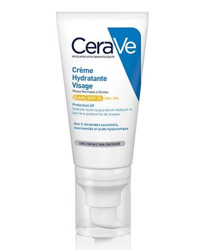 Creme Hydratante Visage Peau Normale a Seche SPF30 – 52ml